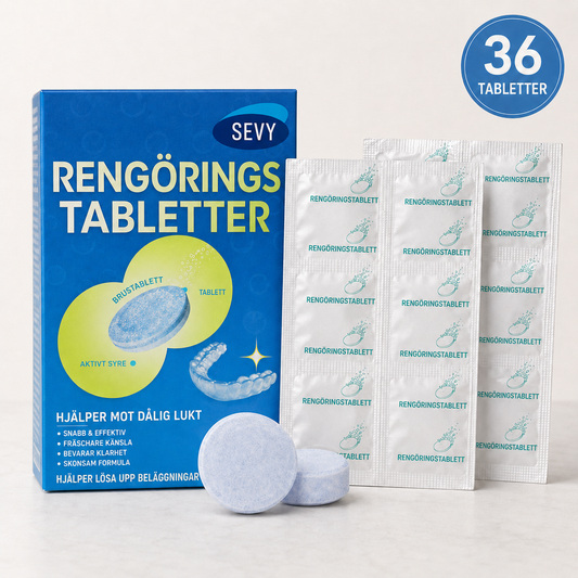 SEVY PureTabs – 36 rengöringstabletter